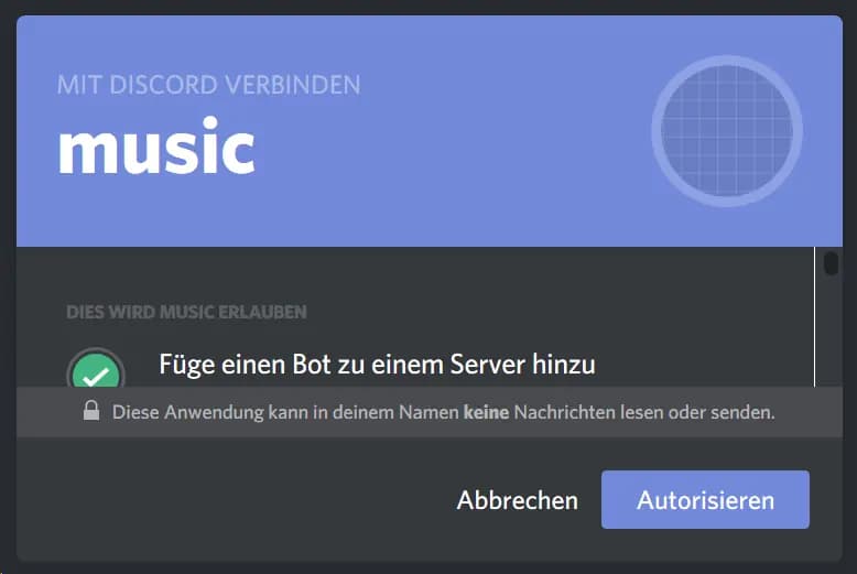 Adding bot to the server