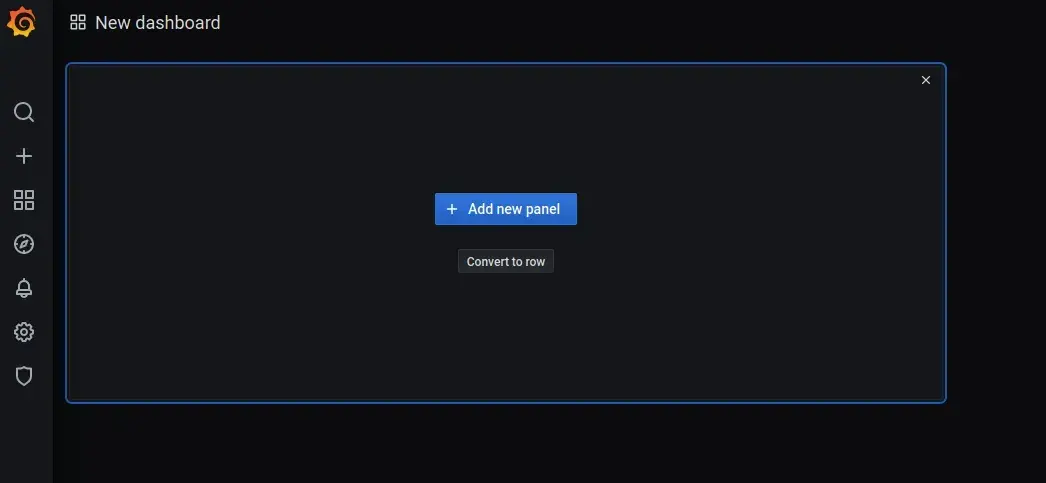 Grafana Create dashboard